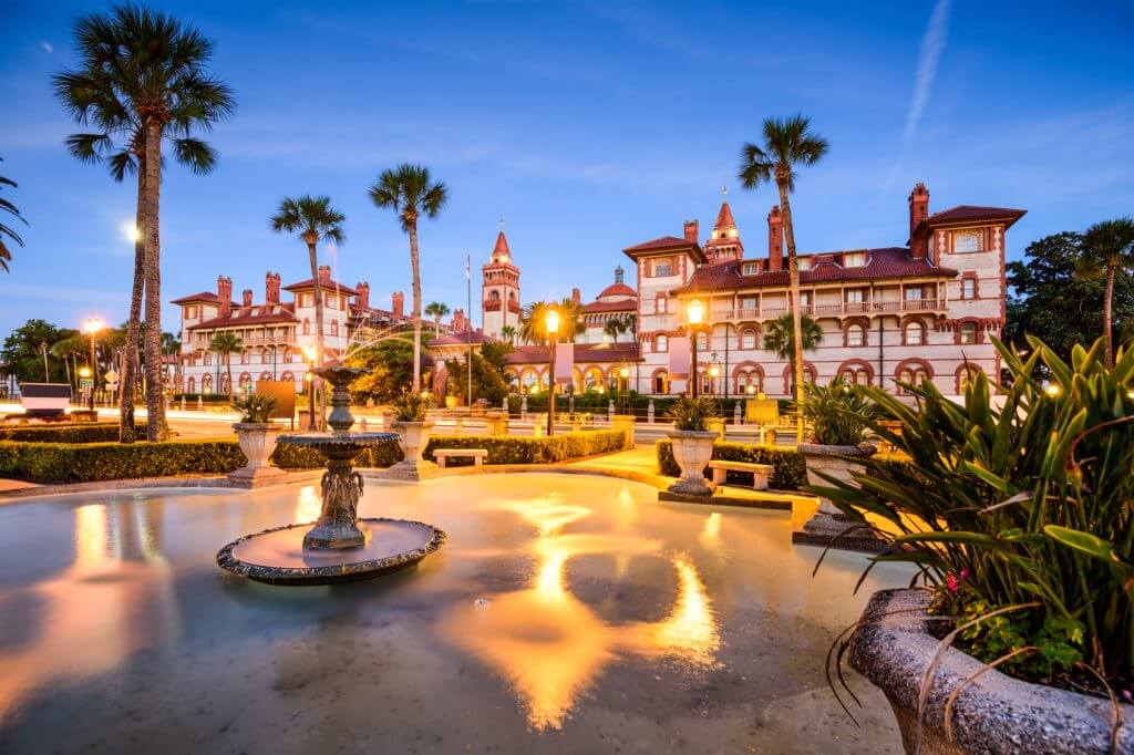 St. Augustine, Florida, USA at Alcazar Courtyard